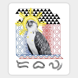 Philippine Eagle / Baybayin word Dabaw (Davao) Magnet